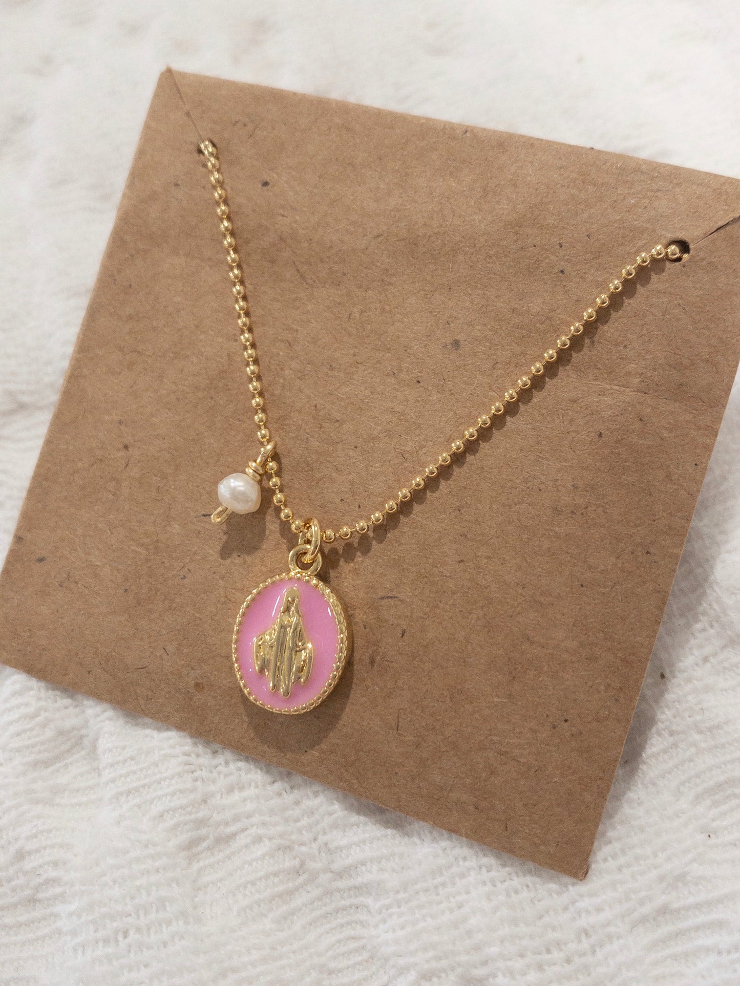 Mary Enamel Necklace